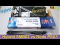 Unboxing and setup guide of the Hybrid SMB02 heavy duty studio boom arm- compared to Rode PSA1