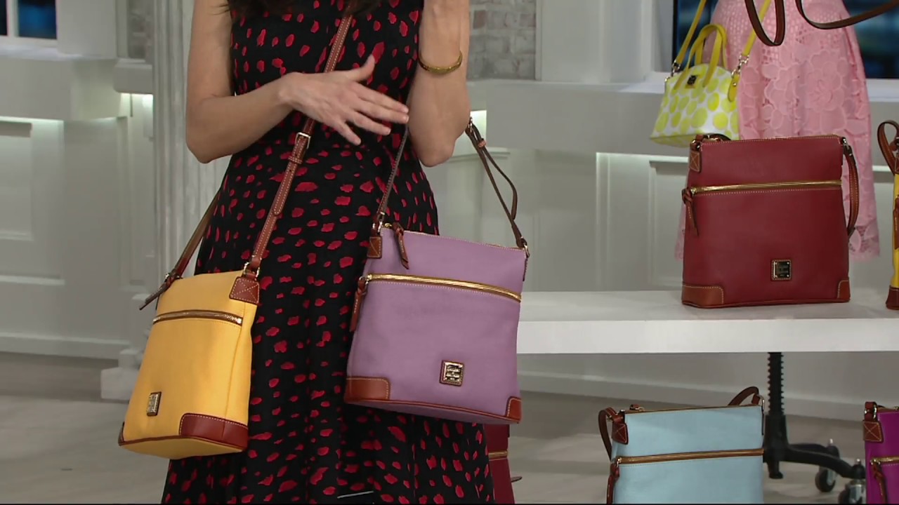 Dooney & Bourke Pebble Leather Camera Crossbody on QVC 