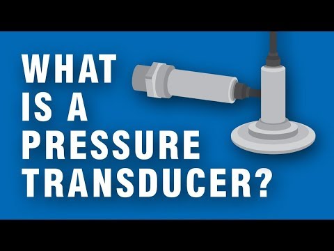 What is a pressure transducer and how does it