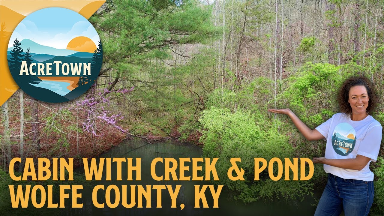 Cheap Hunting Land in Kentucky | 45 acres | Wolfe County | Cabin, Pond, & Creek | No Restrictions