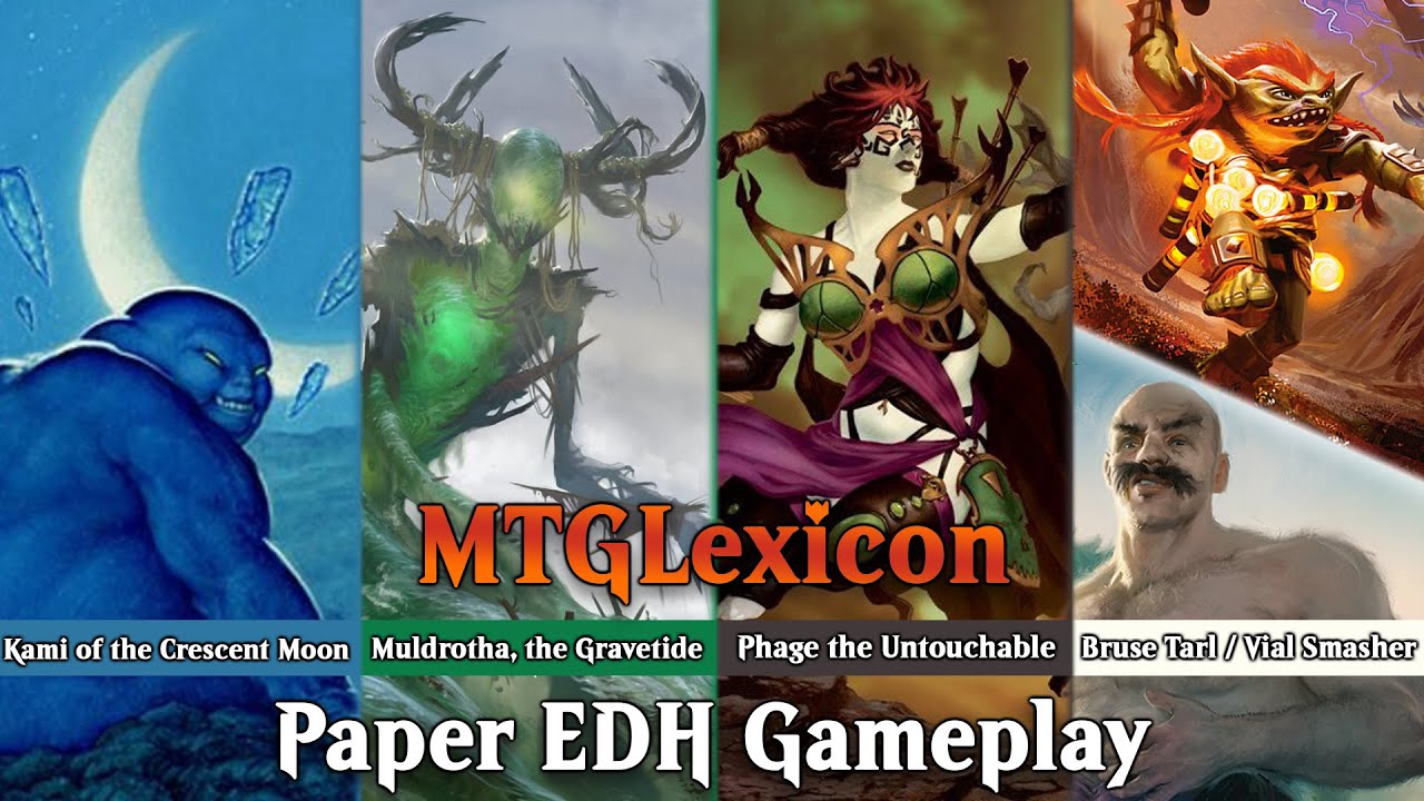 games people play Commander/EDH Gameplay | S4E8.6 - Muldrotha VS Kami VS Bruse + Vial VS Phage | Magic the Gathering