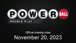 Powerball Double Play drawing for November 20 2023