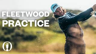 Tommy Fleetwood Practices at Royal Birkdale Ahead of The Open
