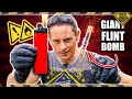 Making a GIANT Flint Bomb! Wanna Know How To Make A Lighter Bomb With A Flint Rod Lighter?
