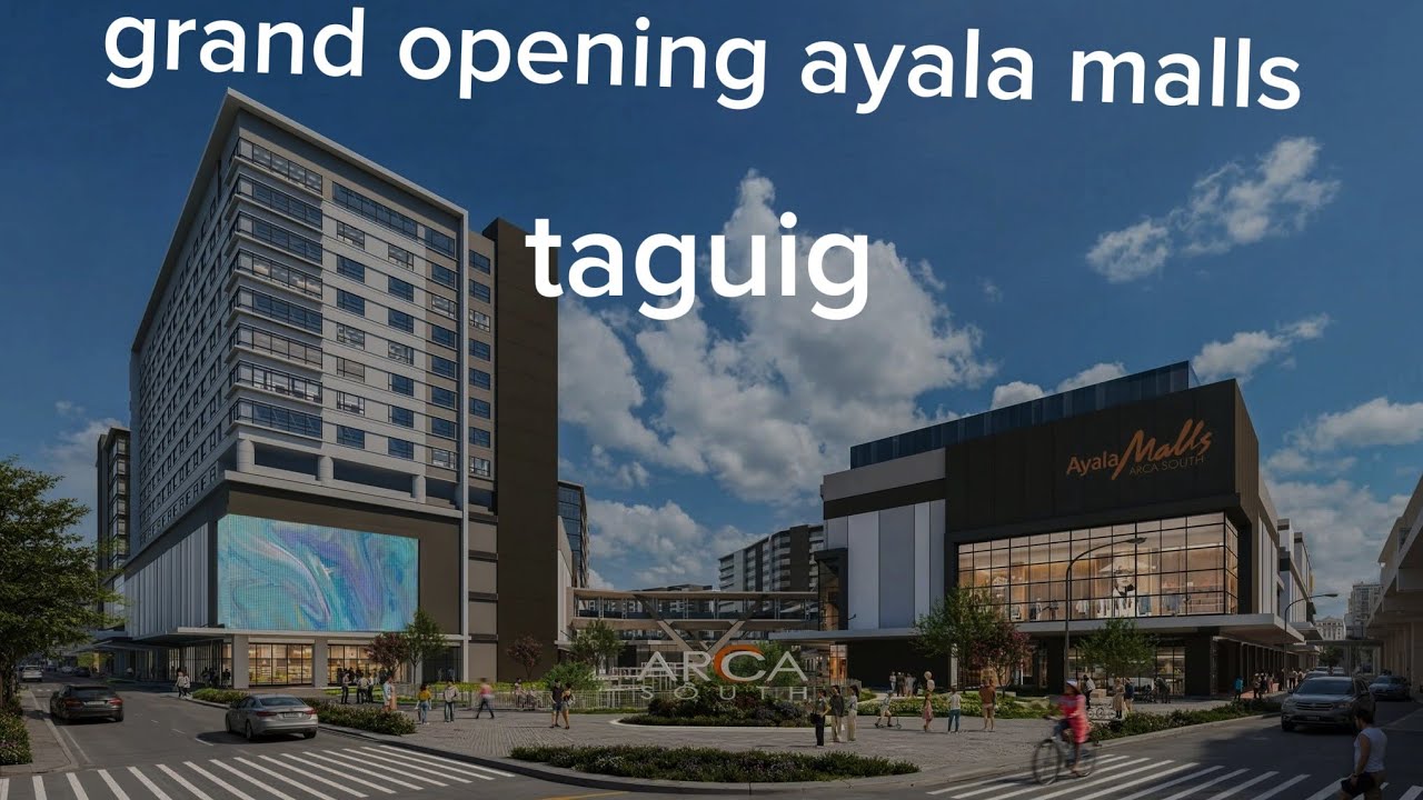 grand opening ayala malls taguig tara ekotin natin kahagod kong gaano ka ganda ang vew  