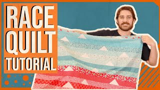 Sew a Jelly Roll Race Quilt with Triangles!