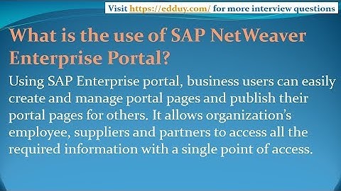 SAP Netweaver Interview Questions and Answers for freshers and experienced– Part 4