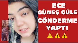 Ece Taylan ve Güneş Gül arasındaki problem. Güneş Güle gönderme. Resimi