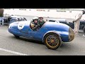 Amazing three wheelers at 2022 vrm  morgan darmont sandford gnome et rhne