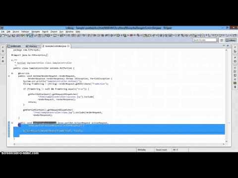Liferay Tutorials 07 Multiple action method and Calling a jsp directly from jsp