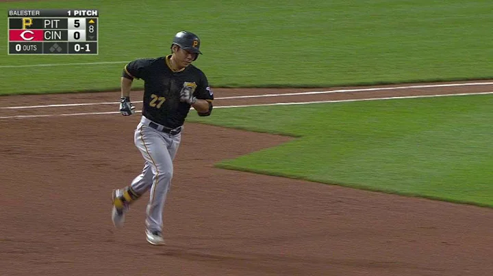PIT@CIN: Kang homers into second deck in the 8th