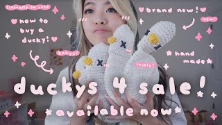 Ducky STUDIO VLOG! (shop now in description!) Ducky Pouches For Sale! | Tiffany Weng