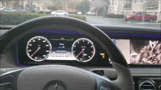 Mercedes Benz S-Class w222 video in motion