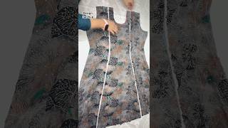 how to cut six panel stylish kurti ❤️ #shorts