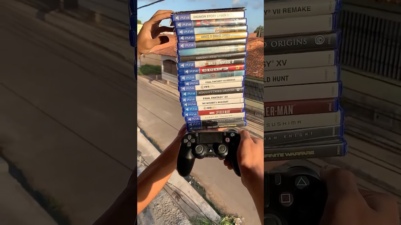 COMPREI UM LOTE DE JOGOS DE PS4!