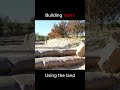 Building sand bag stairs 🔥