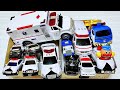 救急車のミニカー坂道走る。緊急走行｜Ambulance miniature car runs urgently. Emergency driving test