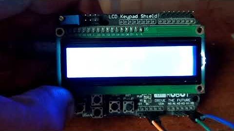 Часы на LCD Keypad Shield и часах реального времени ds1307... Код FLProg...