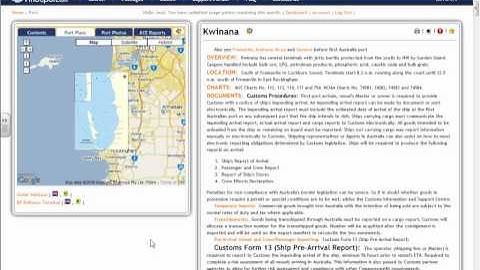 Findaport.com Port Details