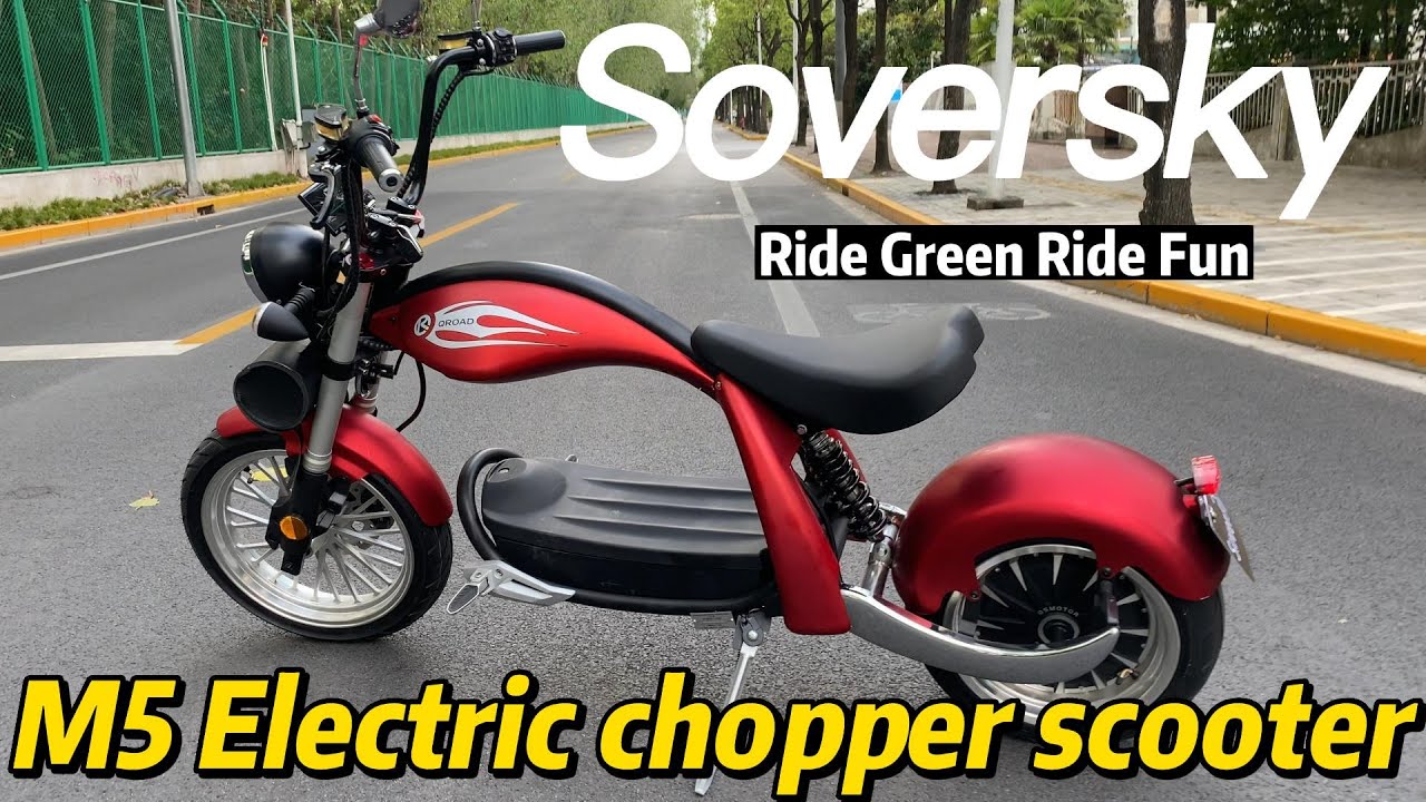 Unleash Your Adventure with the Soversky M5 2000w Chopper E-Scooter // Soversky Newport Store!!!