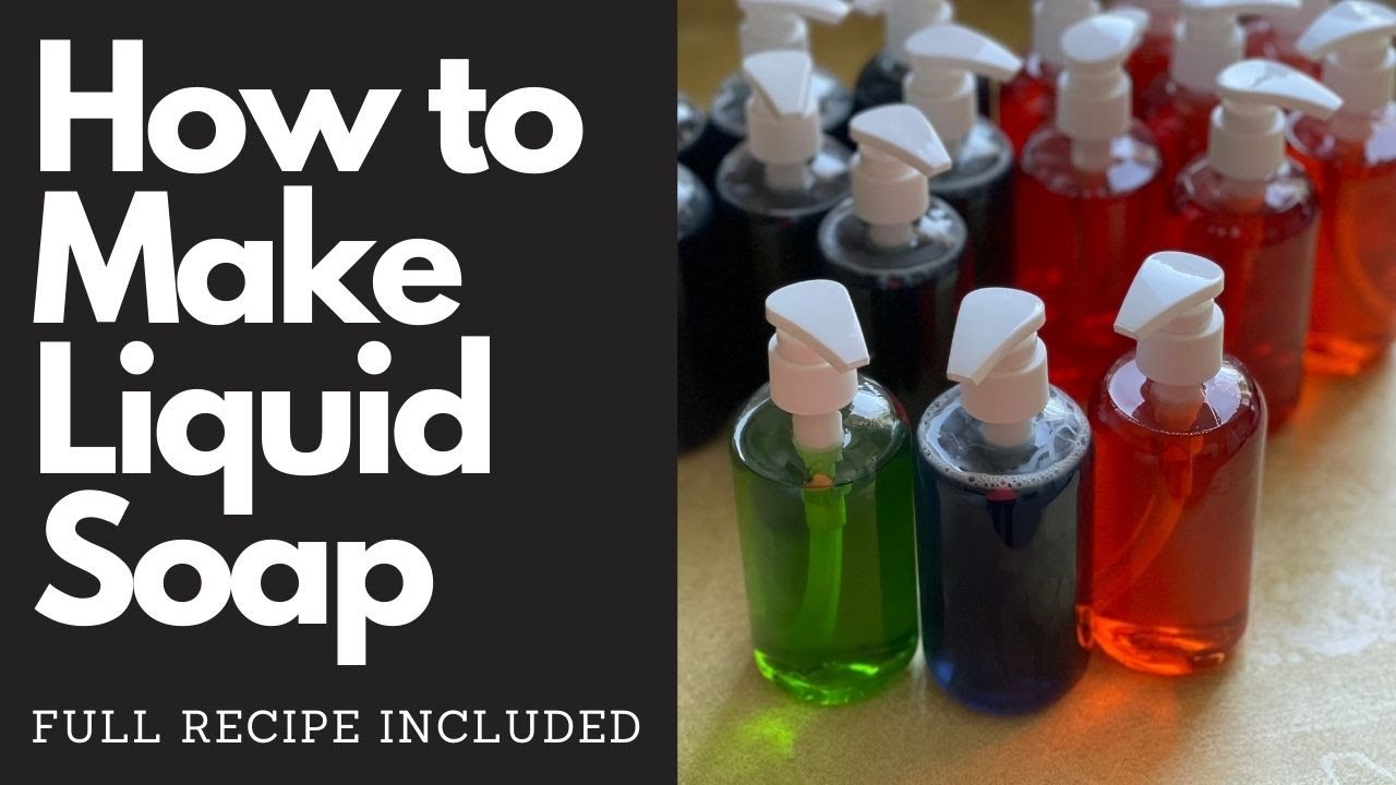 Making Hard Soap with Potassium Hydroxide (KOH)