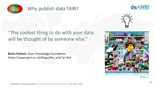CWS 24/11 - PANGAEA and the role of FAIR repositories in the research data management life cycle