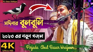  ২০২৩ এর নতুন গজল মদীনার বুলবুলি গজল | abul bashar gojol | pirjada abul bashar | abul basar gojol