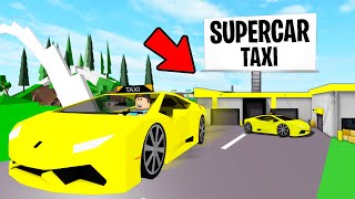 I Opened SUPERCAR TAXI in Brookhaven RP!!