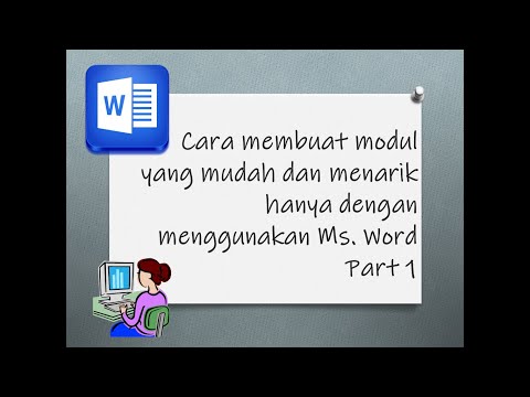 Video: Cara Membuat Modul