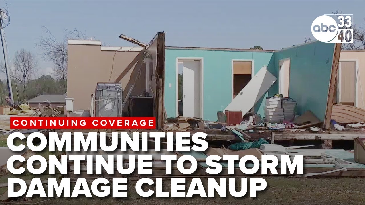 Communities across Alabama continue cleanup following Saturday's Severe ...