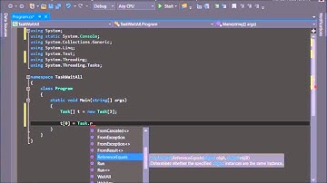 C# 6.0 Tutorial - Advanced - 19. Task WaitAll Method