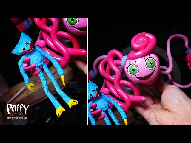 I Made MOMMY LONG LEGS from Poppy Playtime Chapter 2 Fly in a Web -  Polymer Clay & Resin Sculpture 