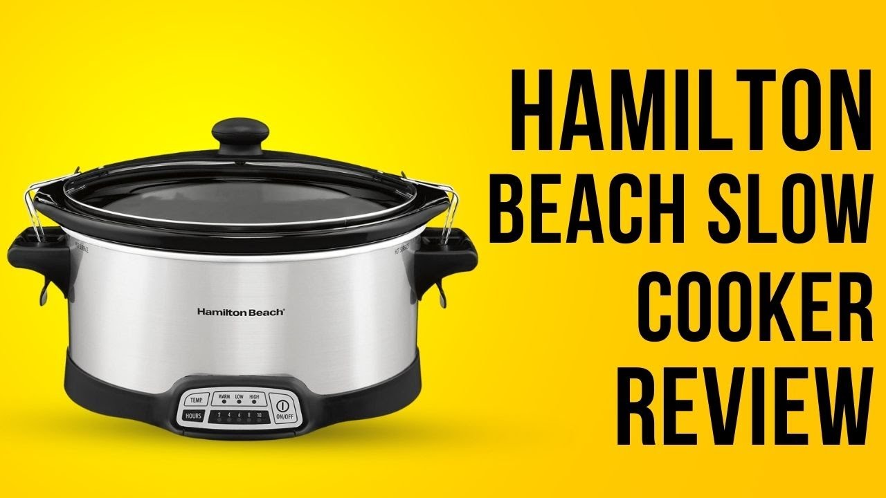 Slow Cooker Crock Pot HAMILTON BEACH 7 Quart Programmable