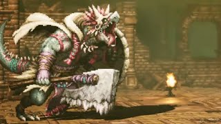 Octopath Traveler Low Level #30 - Lizardman Chief