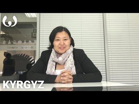 WIKITONGUES: Aigul speaking Kyrgyz