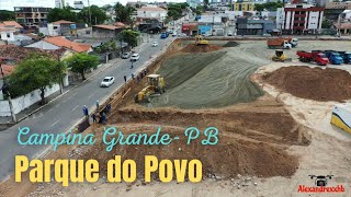 Campina Grande-PB.  Obra do Parque do Povo. 19/04/2024. pix: alexandrexxhb@gmail.com