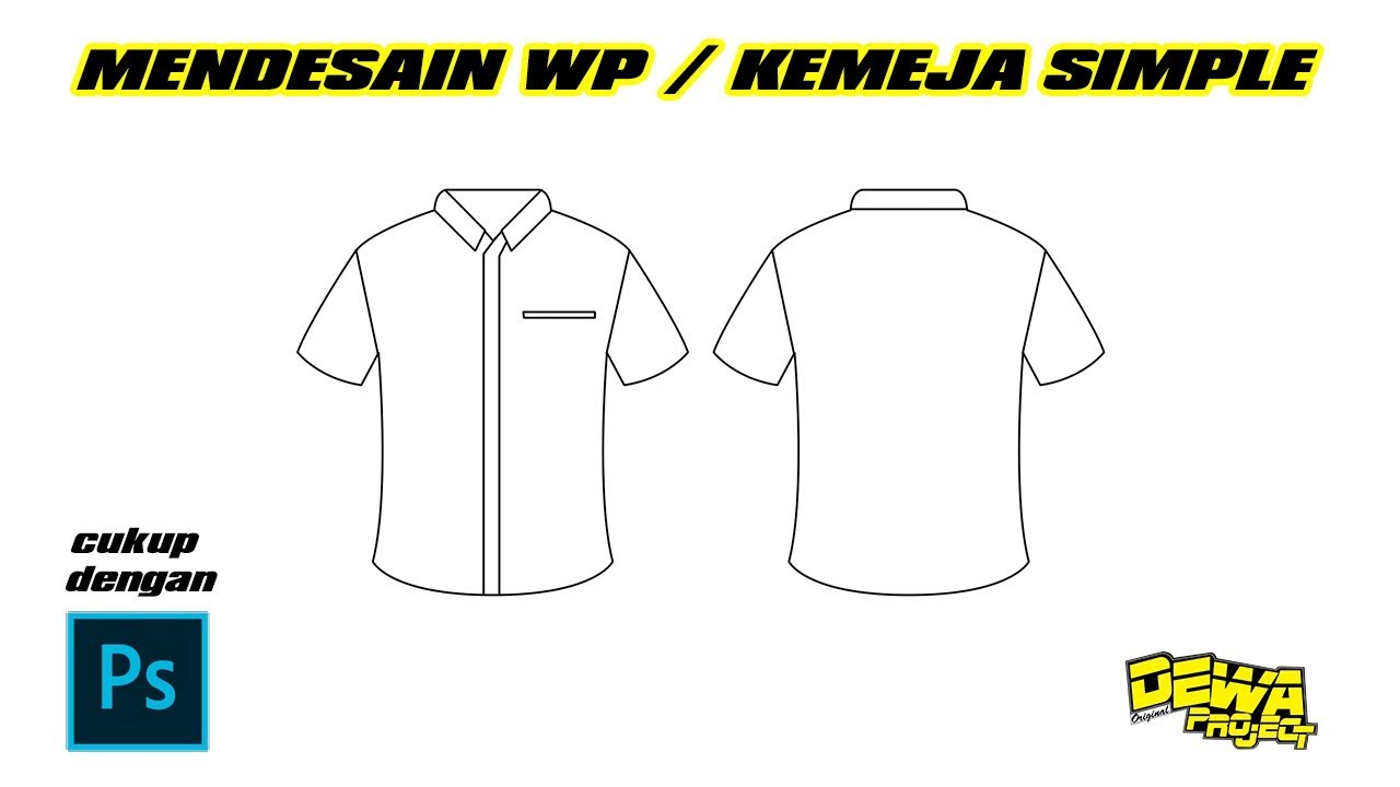 Download TUTORIAL CARA MENDESAIN WEARPACK/KEMEJA /BAJU | Photoshop ...