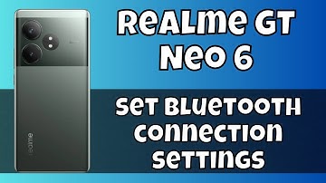 Connect Bluetooth Device Realme GT Neo 6 || How to set Bluetooth connection settings