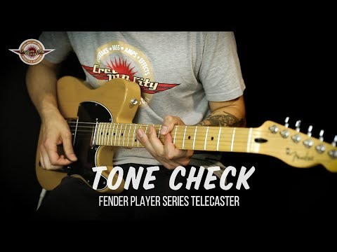 TONE CHECK: Fender Player Series Telecaster Demo | No Talking