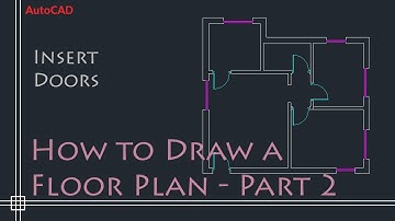 AutoCAD 2D Basics - Tutorial to draw a simple floor plan (Fast and effective!) PART 2