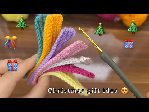 3D🎄AMAZING PERFECT Crochet CHRİSTMAS GIFT Idea! 🎄Crochet Christmas Tree Keychains Free Patterns