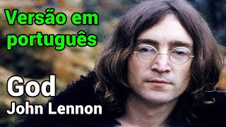 God (versão em português) - John Lennon | IA Cover