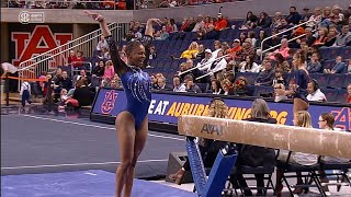 Trinity Thomas achieves perfect 10 on beam against Auburn - Florida Gators Gymnastics