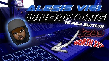Alesis VI61 USB Midi Keyboard - Unboxing