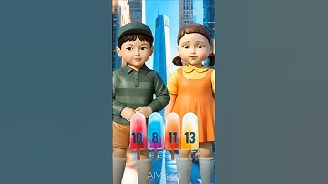 Squid Game AI Edible Slime Ice Lolly ASMR #ai #asmr #squidgame #squidgame2 #squidgame3