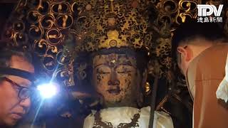 如意輪寺の国重文の観音像、修理終え10ヶ月ぶり本堂に戻る