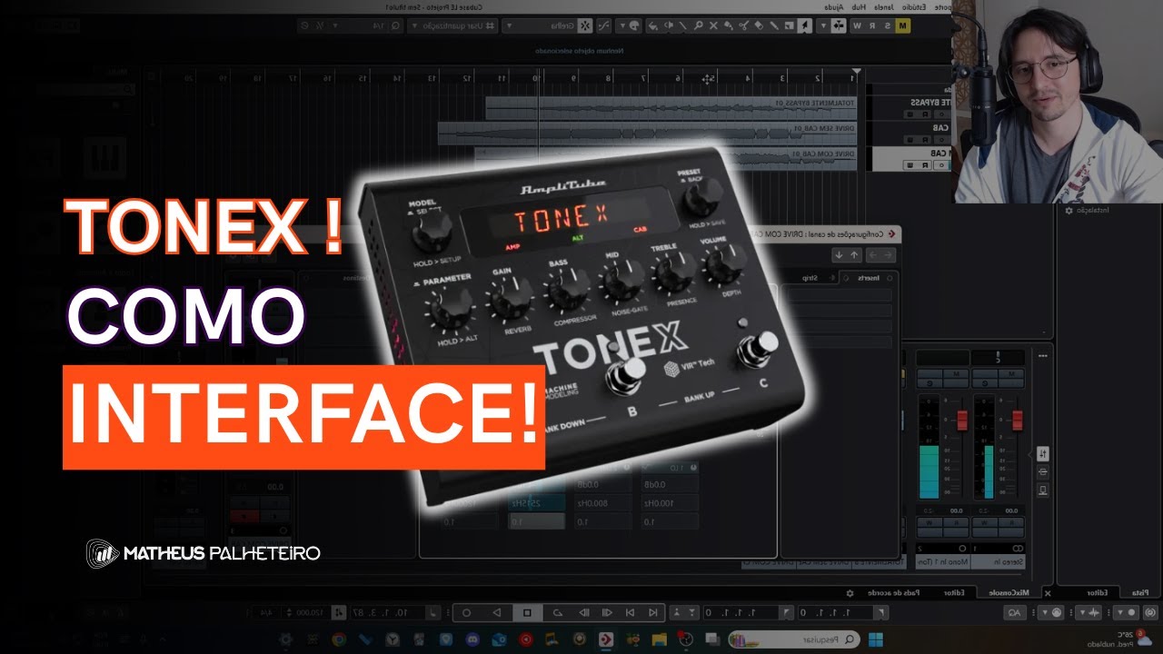 TONEX COMO INTERFACE DE ÁUDIO / TUTORIAL DE COMO USAR A TONEX PARA GRAVAR NO COMPUTADOR