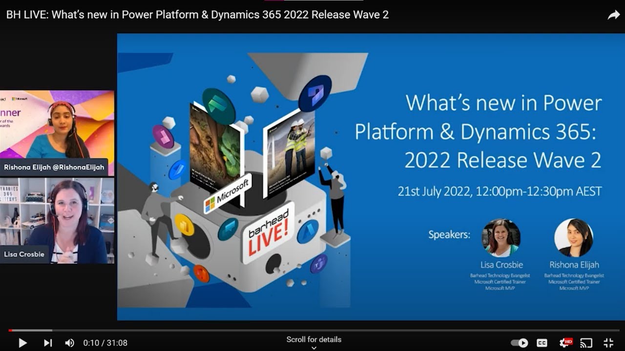 BH LIVE: What’s new in Power Platform & Dynamics 365 2022 Release Wave ...