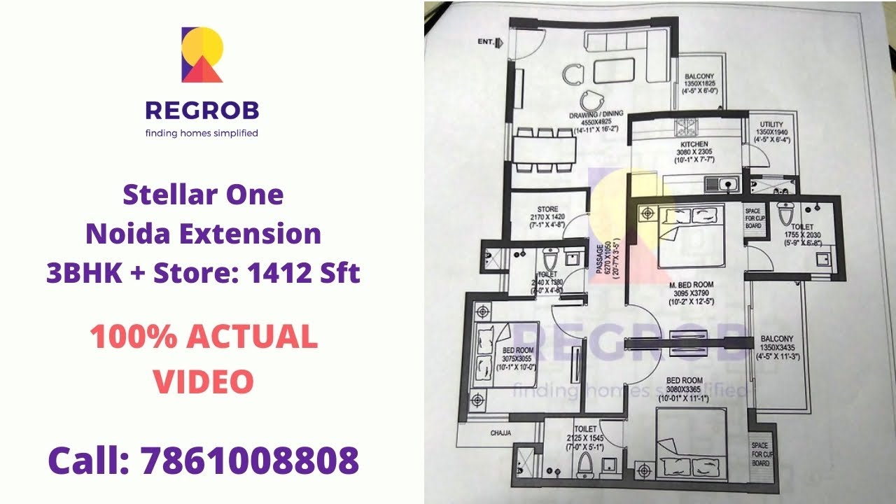 Stellar One ☎️7861008808 3 BHK Flats For Sale in Noida Extension