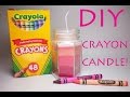 DIY crayon candle!! クレヨンキャンドルの作り方